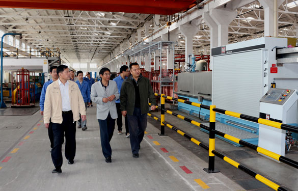 江苏省质量奖评审组专家来asiagame集团现场评审