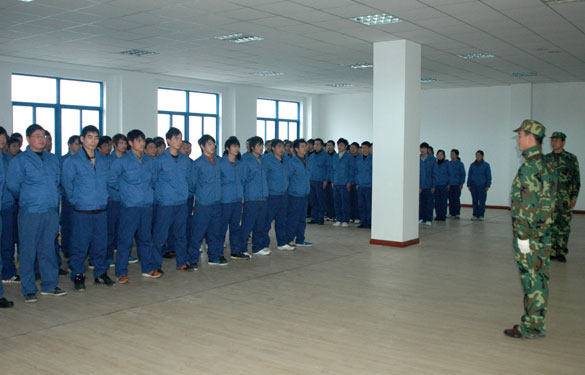 asiagame2012年新员工军训落下帷幕