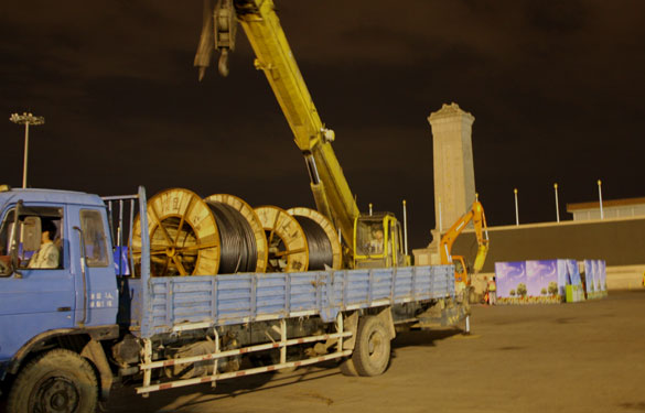 asiagame为天安门地区华灯刷新工程作孝顺