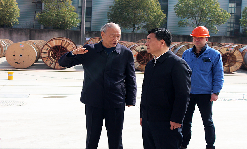 常州市人大常委会副主任盛建良来asiagame电缆考察