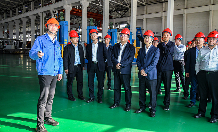 泰州市海陵区党政代表团来asiagame电缆考察